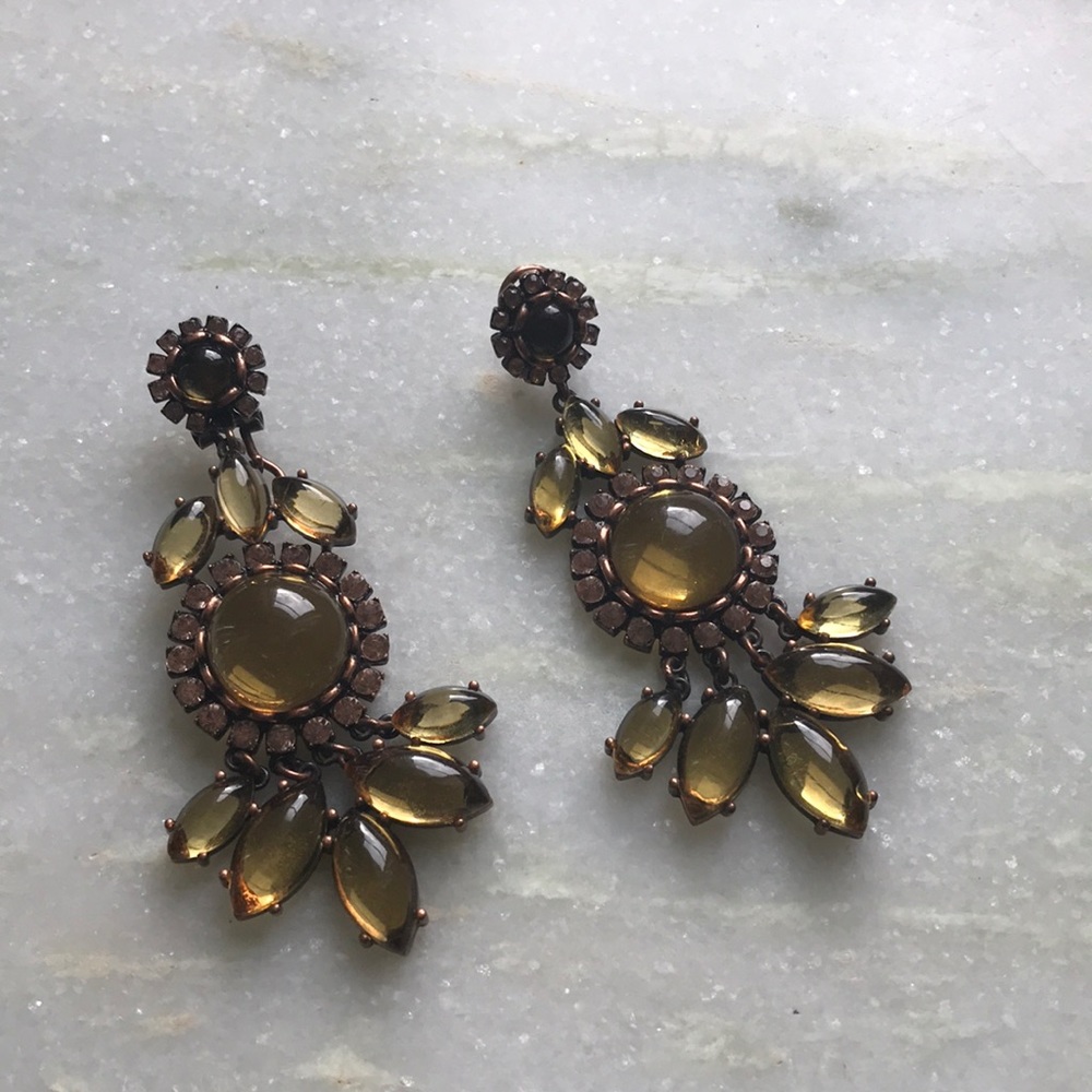 J. Crew Hanging Gem Earrings